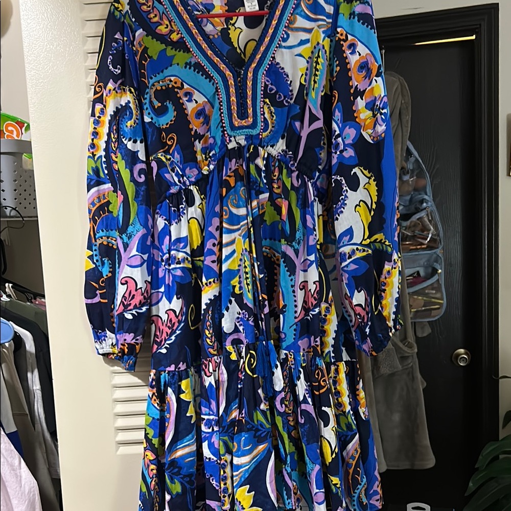 ‘Kaktus’ Vibrant Multicolor Bohemian Dress